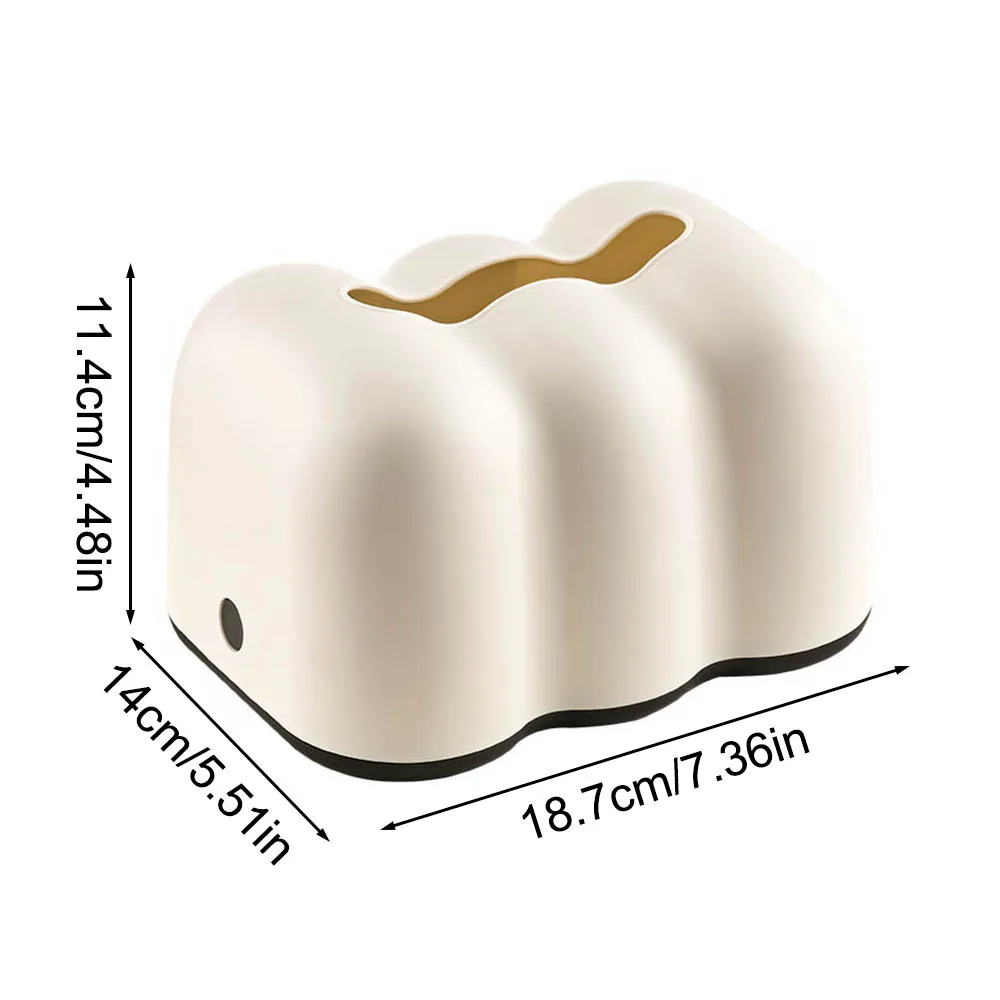 A Cloud Creative Tissue Box Wall Hanging Household Bathroom Paper Box Simple Solid Color Living Room Restaurant Tissue Box 6