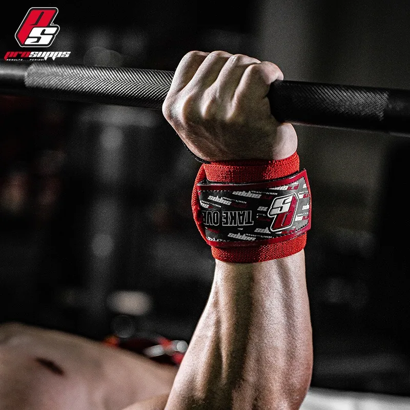 1 Pair Professional Wristband Wrist Support Brace Straps Extra Strength Weight Lifting Wrist Wraps Bandage Fitness Gym Training wrist brace wrist guard weightlifting straps wrist straps wrist support wrist support band wrist sweat wristbands wrist sweatband elastic bandage support