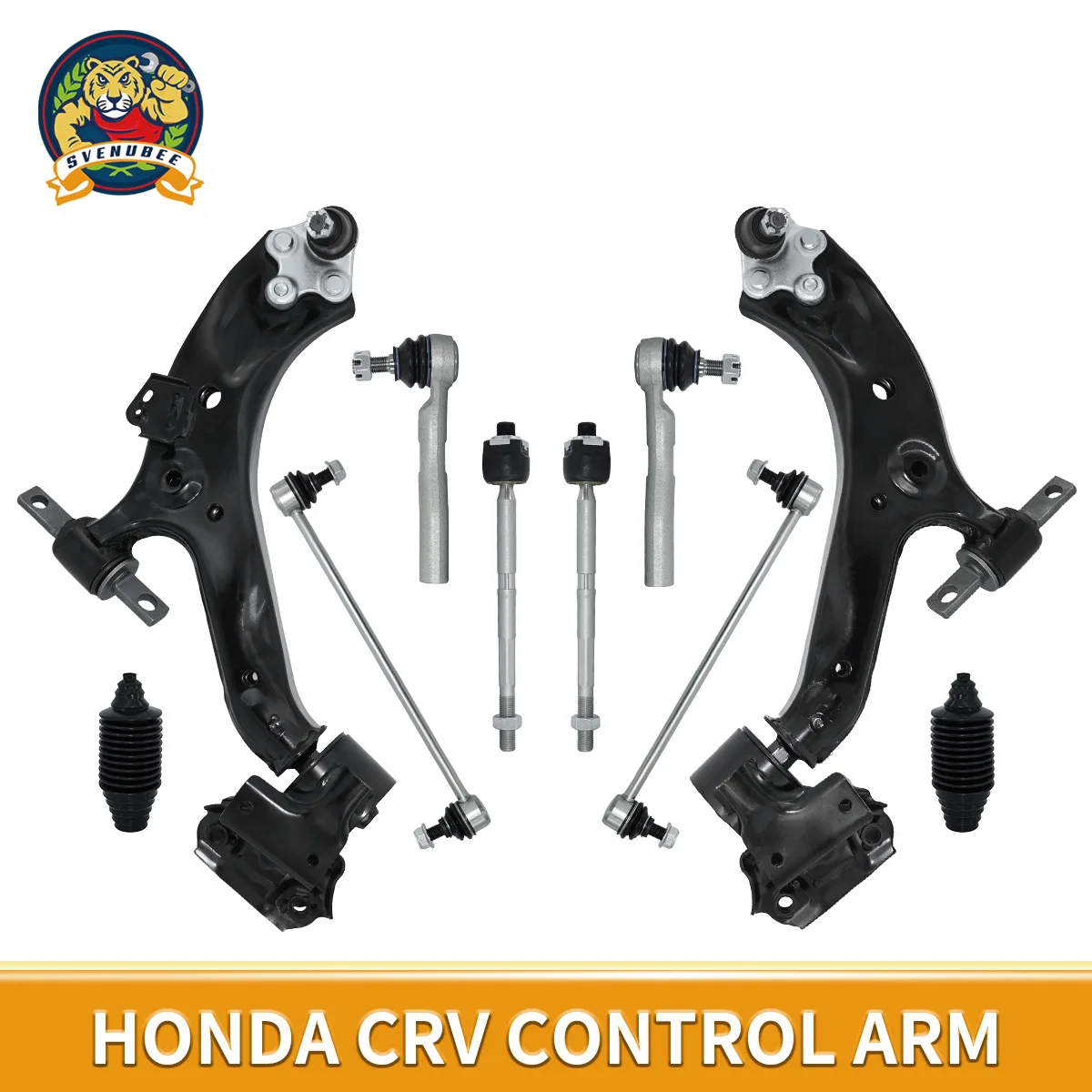 

Svenubee Front Lower Control Arm Ball Joint Suspension Boots 10pcs Kit for Honda CR-V AWD FWD 2012 2013 2014 2015 2016