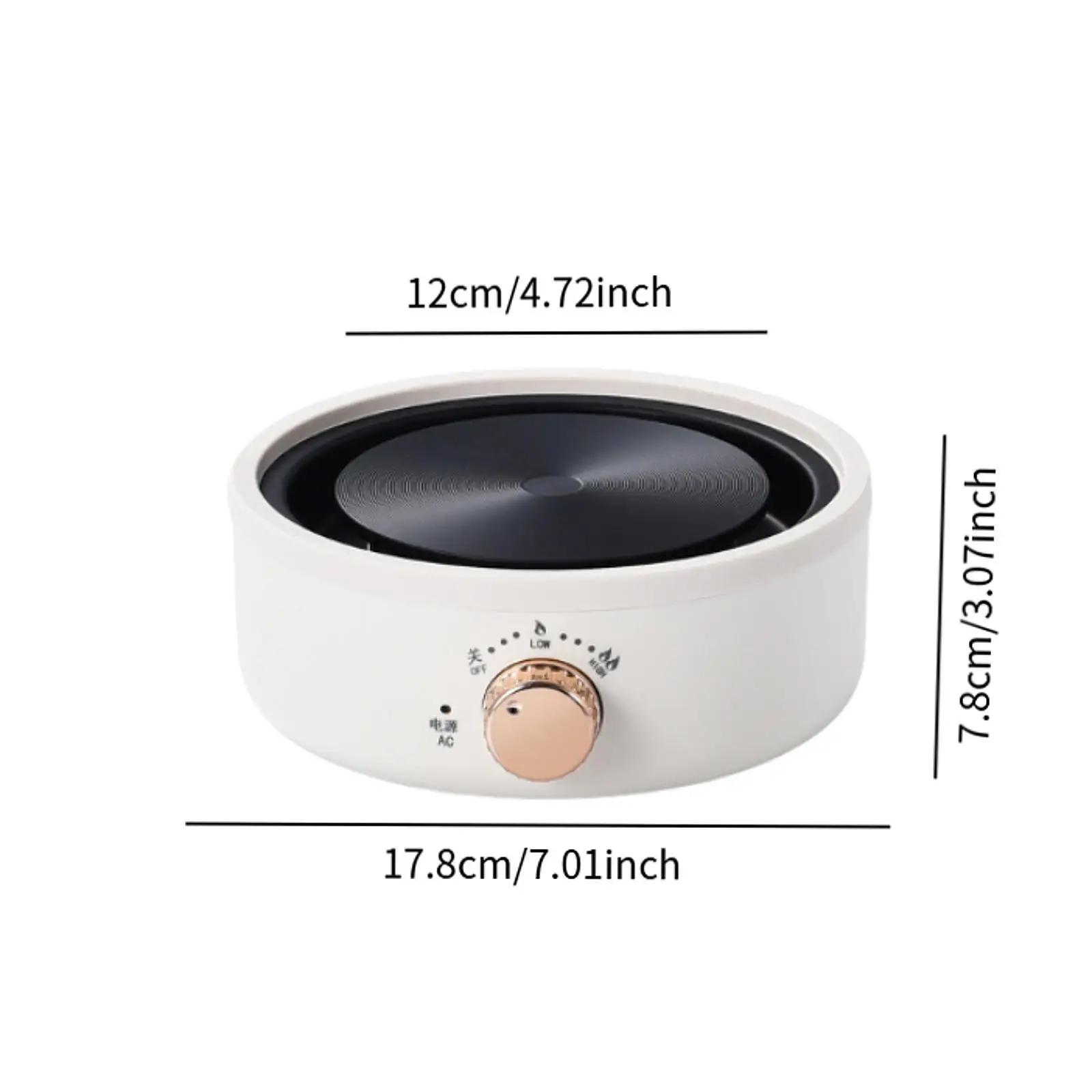 Countertop Electric Stove UK Plug Temperature Control Versatile Ceramic Coffee Heater for Tea Rooms Camping Indoor Tea Room Car
