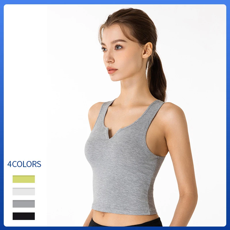 

Yoga V-neck Women‘s Sports Bra Fitness Workout Women‘s Crop Top Gym Running Outdoor Sports Tube Top Stable High Intensity