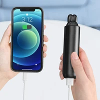 Portable Fan Mini Cute Handheld Fan LED Display USB 2000mAh Recharge Hand Held Small Pocket Fan with Power Bank Feature 3