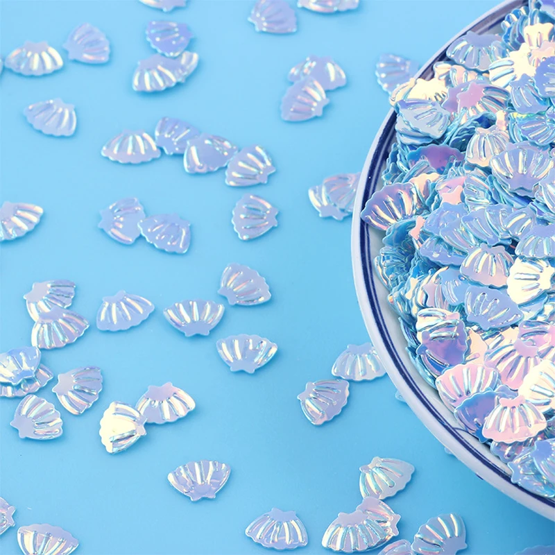 Shell confetti 15g/Pack Iridescent Shining Shell Confetti Glitter DIY Supplies Baby Shower Girls Mermaid Birthday Party Decorations DIY Favors