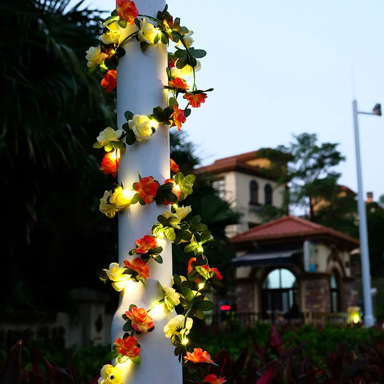 Рисунок 6 - Гирлянда с зелеными листьями