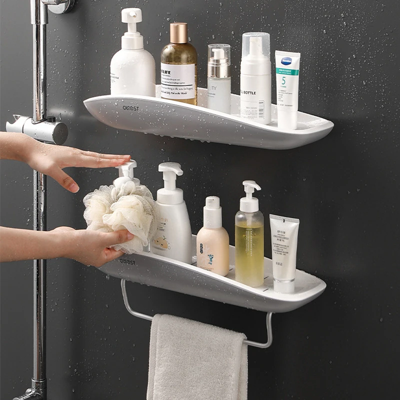 Shampoo Holder Bathroom Without Drilling Wall Bathroom Shelves Shower