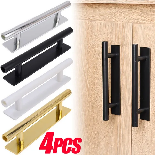 4/1 pcs self-adhesive handles for mobile doors cabinets without drilling drawers knobs cabinet auxiliary handles accessories Hardware 1