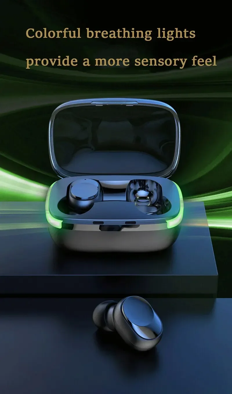 Description Picture 3 of itemY60 Earphone TWS blueteeth 5.1 Headphones True Wireless Stereo Earbud in Ear Waterproof Sports Mobile Phone Headset