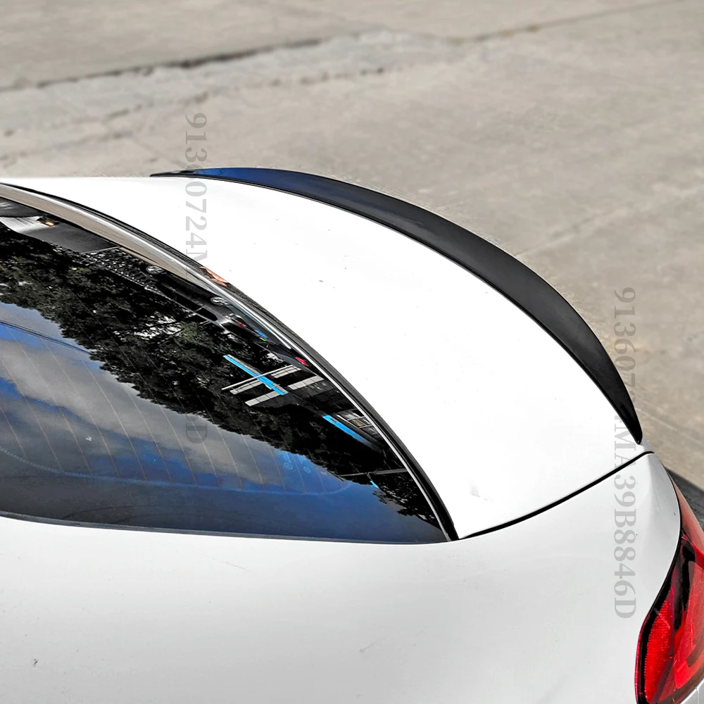 2014-2017テスラモデル3リアスポイラーカーボンファイバートランクスポイラーエクステリアアクセサリースタイリングキットに適しています リアトランクスポイラーテスラモデル 3 2017 2018 2019 2020 2021 リア