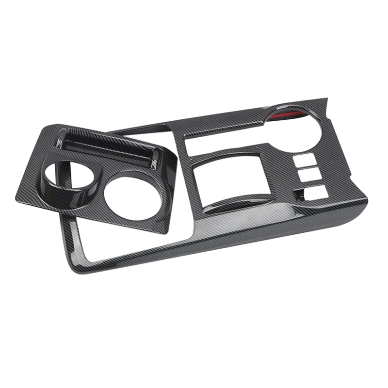 

1 комплект, запасные части для Toyota 4runner 2010-2021, аксессуары для центральной консоли, аксессуары для отделки, АБС-углеродное волокно
