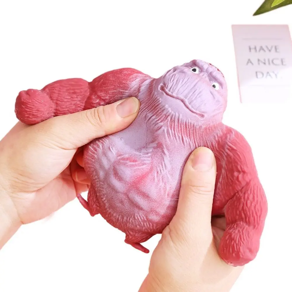 Orangutan Stretch Squeezing Monkey Toys Creative Soft Rubber Slow Rebound Squeeze Vent Gorilla Doll Creative Elastic Adults 3