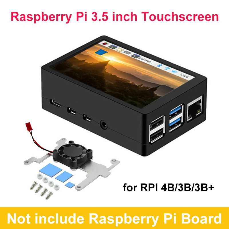 Raspberry Pi 3.5 Pollici Touch Screen 125Mhz Display Spi 480*320 Lcd Per Raspberry Pi 4 3 4B 3B Supporto Raspbian Ubuntu Kali
