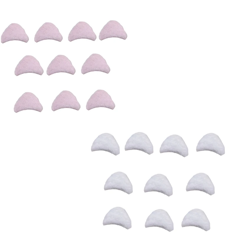 

10pcs/20pcs/30pcs Cats Ear Applique for DIY Clothes Hat Scarves Sewing Crafts M6CD