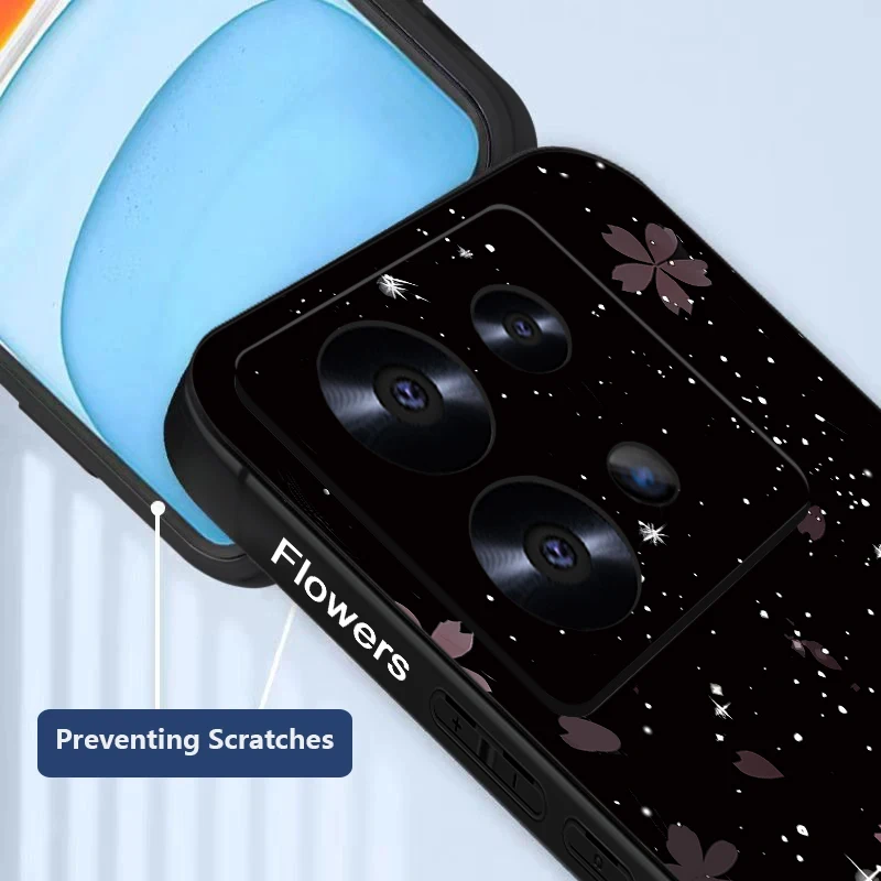 Luxury Sakura Lanyard Smartphone Case - Premium Protective Cover with Elegant Floral Design