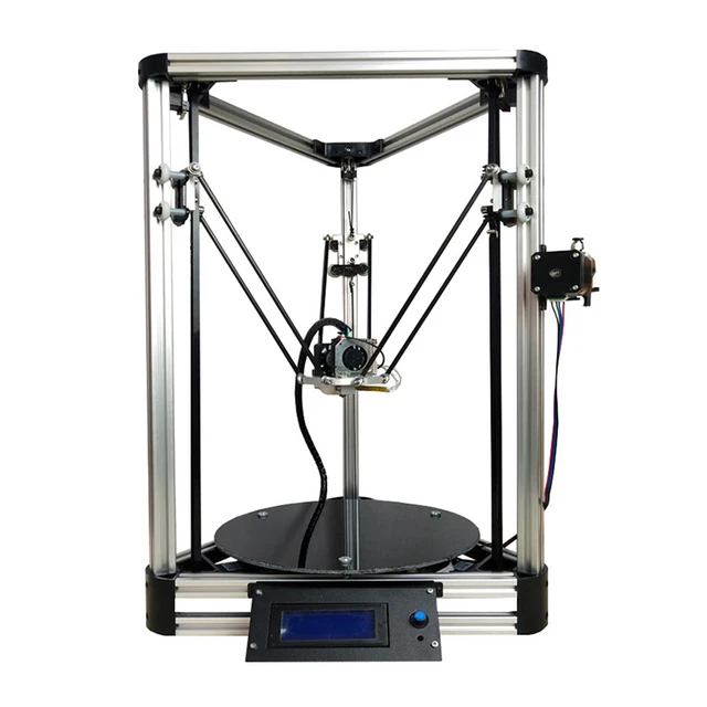 100-240v 3d Printer Diy Injection Version Of Delta Parallel Arm Pulley Version With Warm Bed And Big 20-100mm/s - 3d Printer - AliExpress