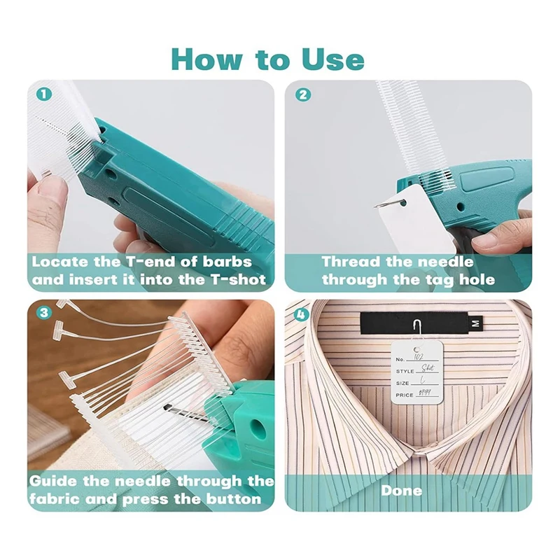 Tagginggun Kit With Hard Storage Case, Tagginggun For Clothing, Standard Retail Pricemicrostitch Attacher For Clothes