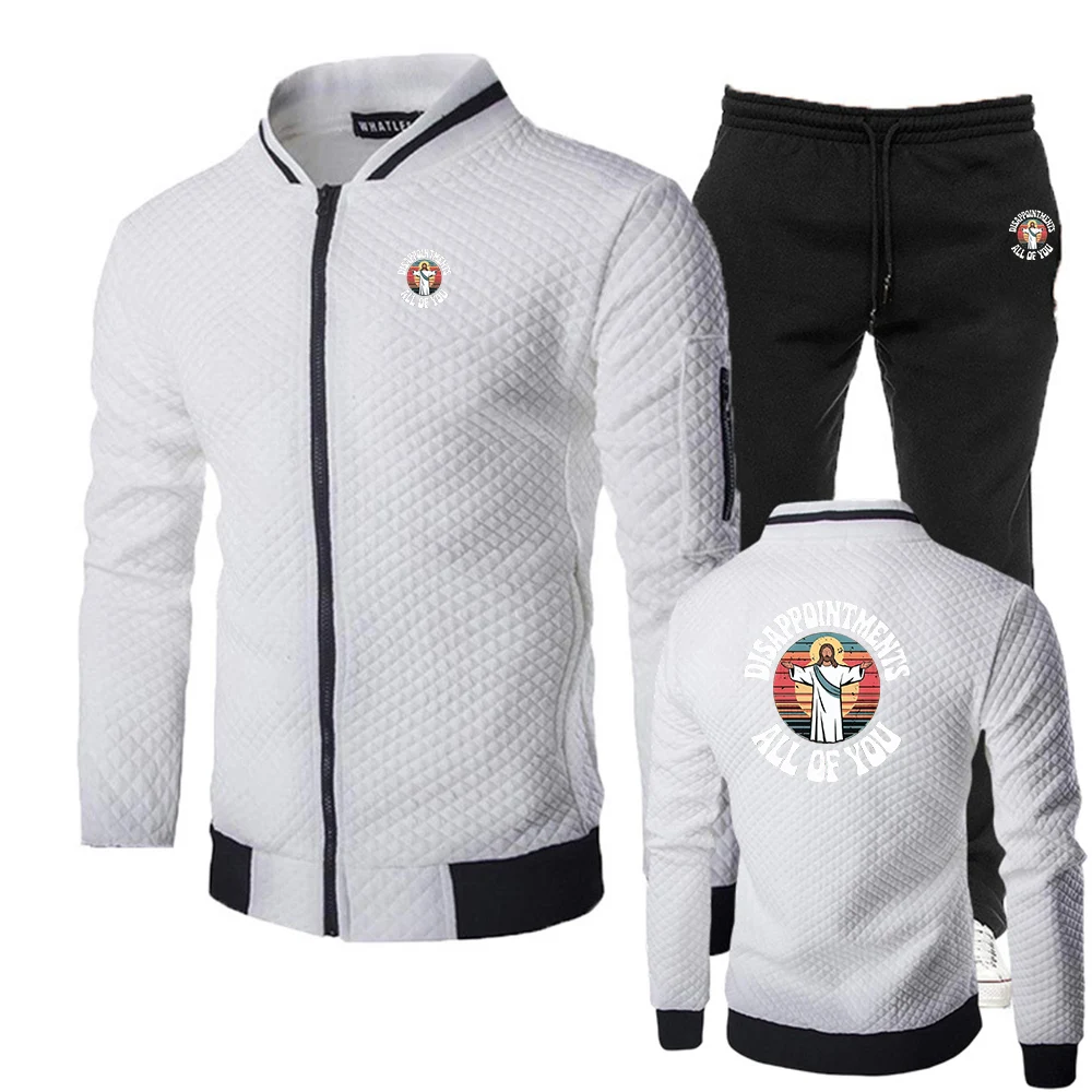 Men's Hoodie Co‑ord Set Material Close‑up