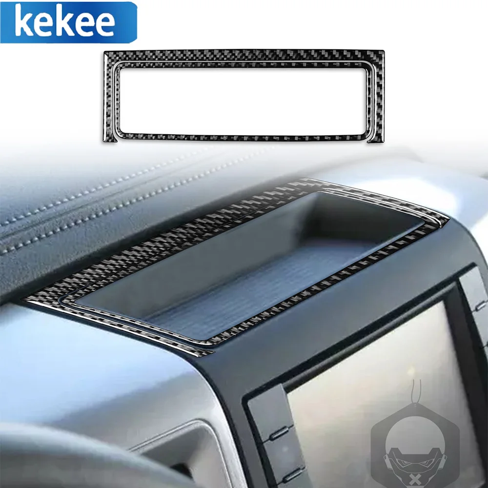 

Для Dodge Ram 1500 2009-2012 Настоящее углеродное волокно центр радио верхняя отделка наклейка модификация украшение автомобиля аксессуары для интерьера