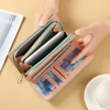 Women Long Wallet Cat Phone Card Holder Embroidery PU Leather Purse 5