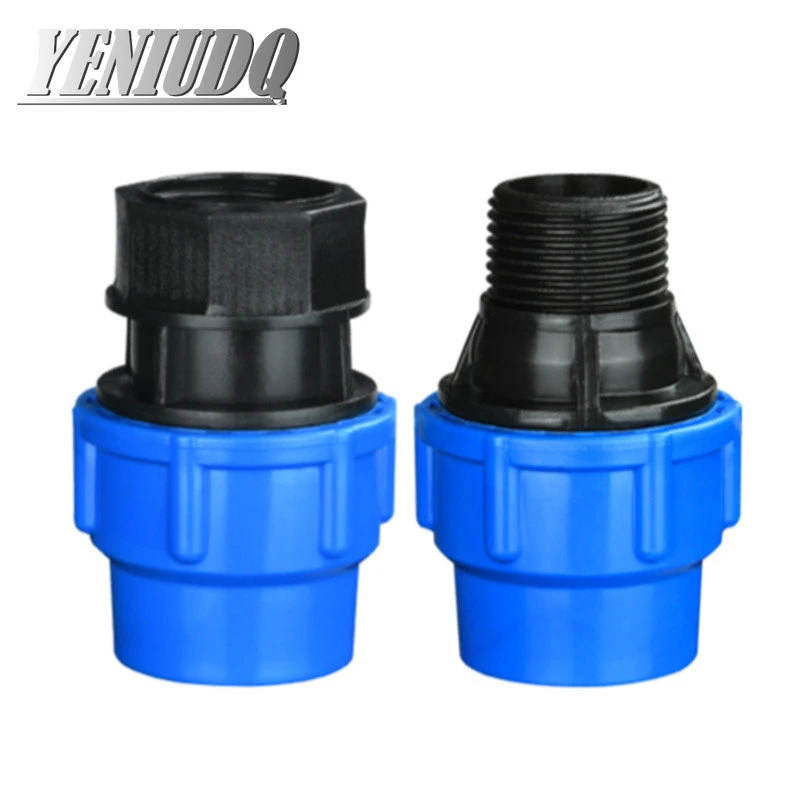 Plastic PE Tap Water Irrigation Water Pipe Quick Connector Female Male