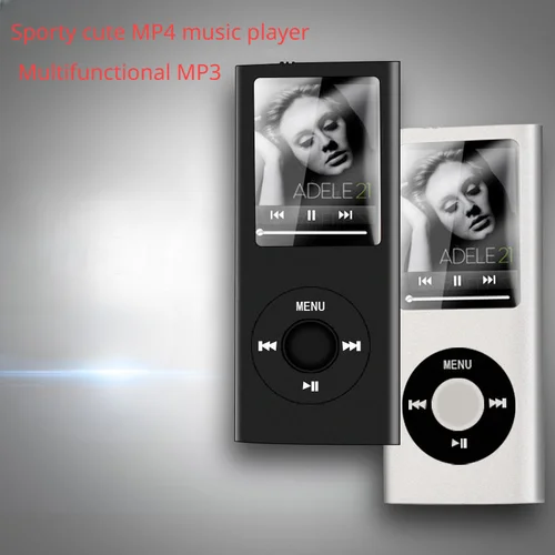 스포티하고 귀여운 MP4 음악 플레이어, FM 라디오, 학생 영어 MP3 워크맨 녹음, 슬림 메탈 MP3 플레이어, 아이팟 스타일 도매 2