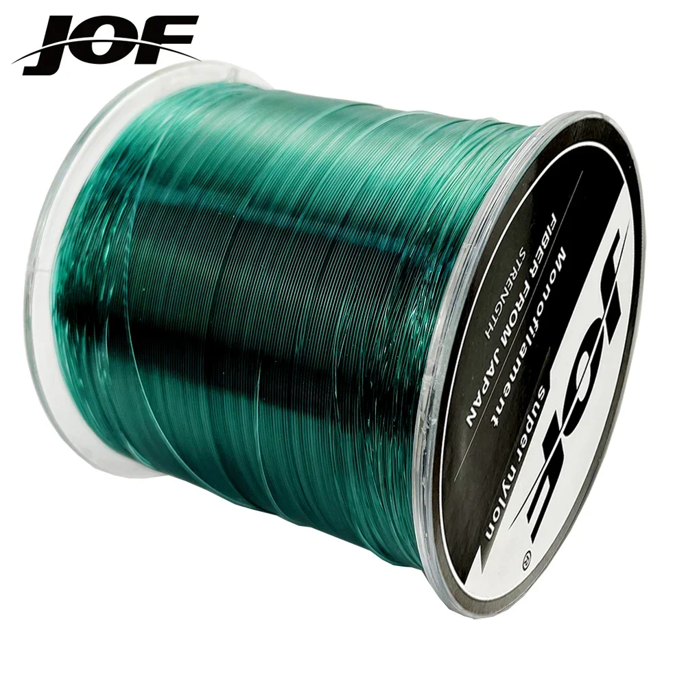 Fishing Line Fishing Rope JOF Strength2~13kg Nylon Winter Fishing Line Super Strong Ice Fishing Line for Bass 500 Meters Rope