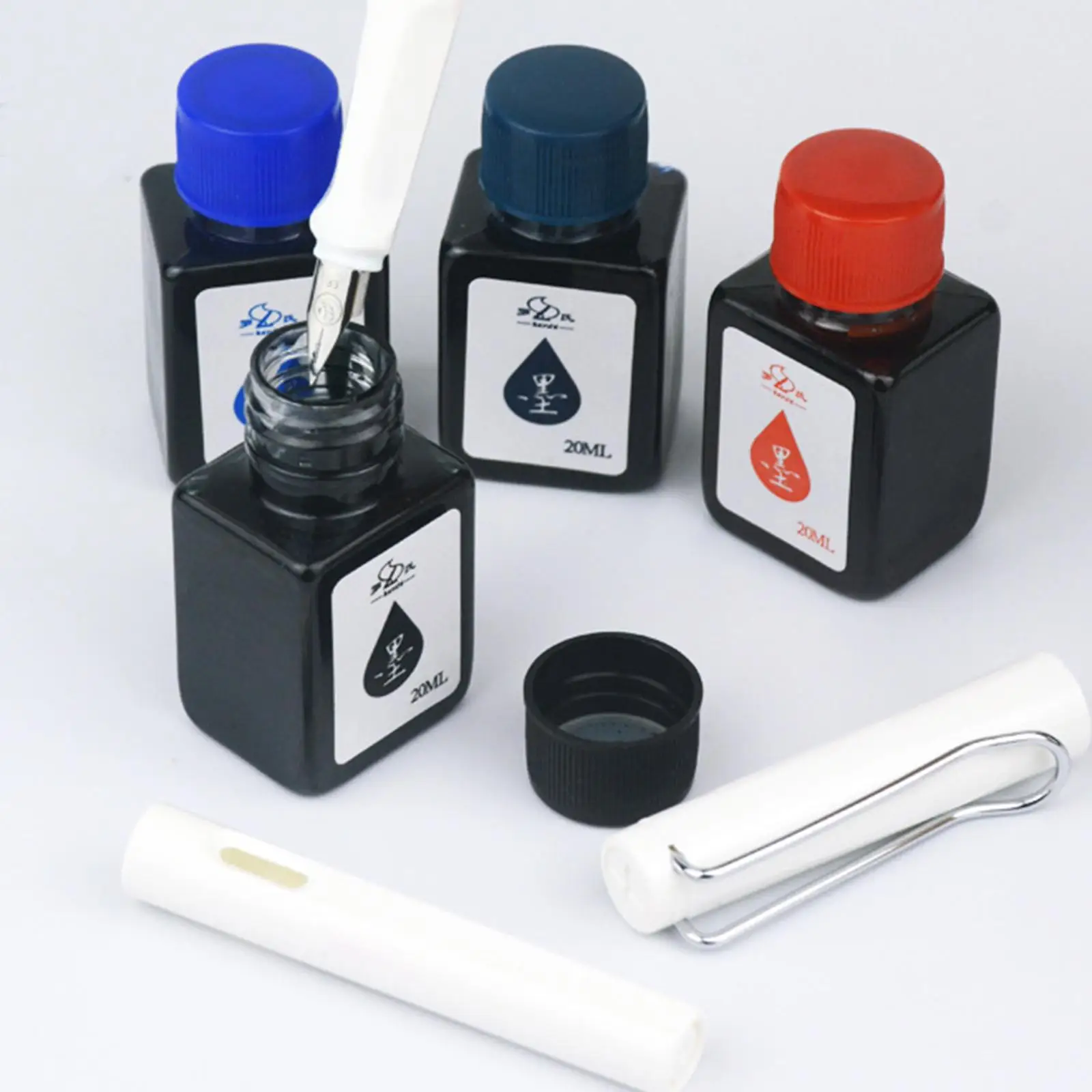 Fountain Pen Ink Dip Pen Ink Bottle Blue Refilling Writing Inks Available Calligraphy Art Sac Students Station 20ml fountain pen ink calligraphy ink