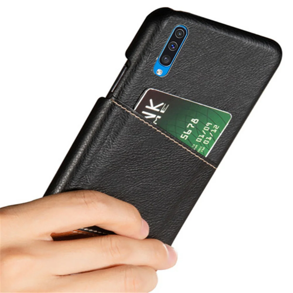 Custodia Per Carte Per Samsung Galaxy A70 A50 A30S Custodia Per Carte In Pelle Pu Con Giuntura Mista Per Samsung A70 2019 Funda A 70 S A 50 A 30 S
