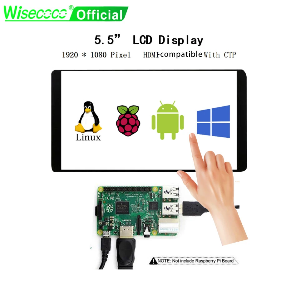 Wisecoco Monitor Raspberry Pi De 5 5 Pulgadas Pantalla Ips De 19x1080 Panel Tactil Capacitivo Modulo Lcd Tft Aida64 Linux Android Y Windows Tablets Lcd Y Paneles Aliexpress Wisecoco Monitor Raspberry Pi De 5 5 Pulgadas Pantalla Ips De 19x1080 Panel Tactil Capacitivo Modulo Lcd Tft Aida64 Linux Android Y Windows Tablets Lcd Y Paneles Aliexpress