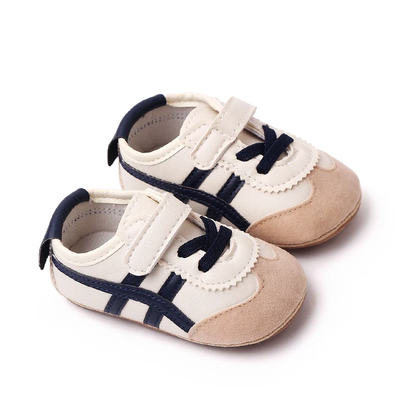 Baby Unisex Sneaker Soft PU and Anti-slip TPR Baby Spring and Autumn Prewalking Shoes Toddler 3 to 6 Month First Step Shoes baby shoes baby sandals