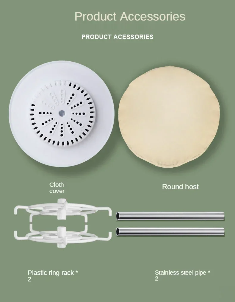 Se1e4dd0334994751b2e35fa09019be86Z Multifunctional Portable Dryer Mini Folding Baby Cloth Dryer Heater Washing Dryer Apartment Folding Drying Foldable Mallzona