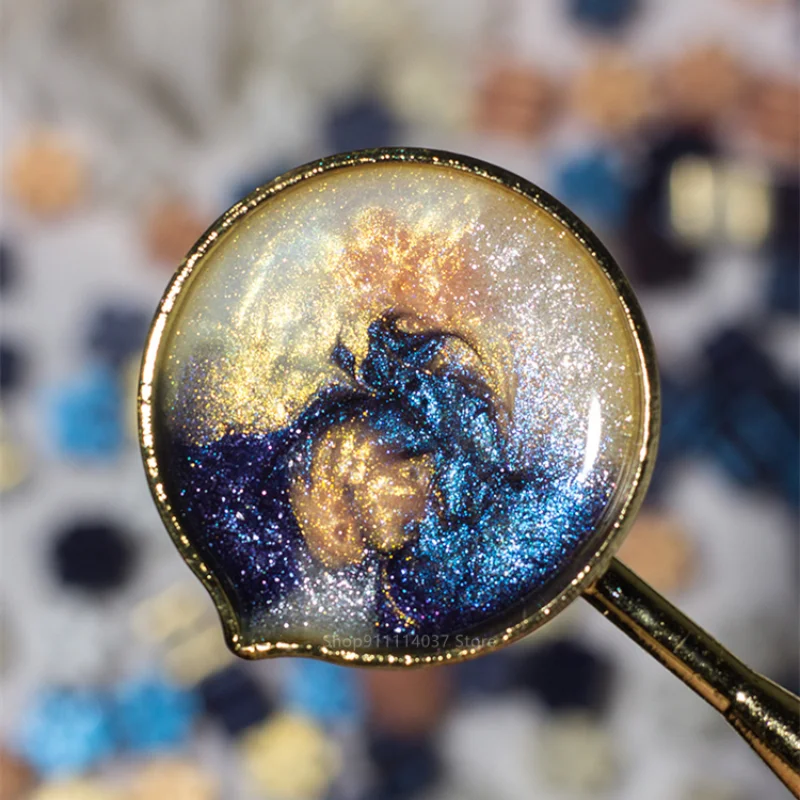 New 60pcs Mixed Color Glitter Sakura Wax Seal Stamp Beads DIY Envelope Wedding Invitation Ancient Seal Wax Stamp Making Tools