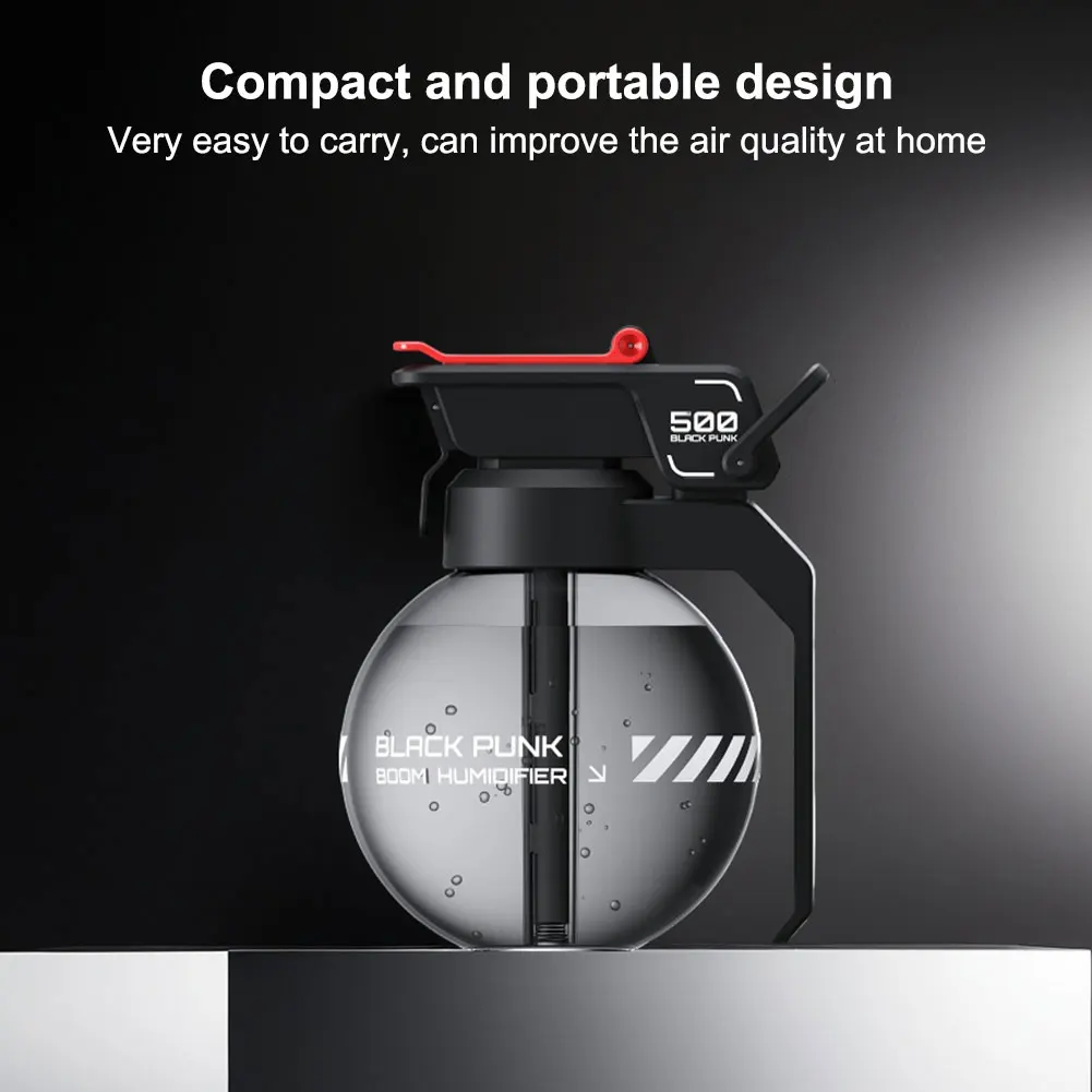 Grenade Humidifier Esports Cyberpunk Air Humidifier Decorative Grenade Essential Oil Aromatherapy Humidifier Creative Diffuser 5
