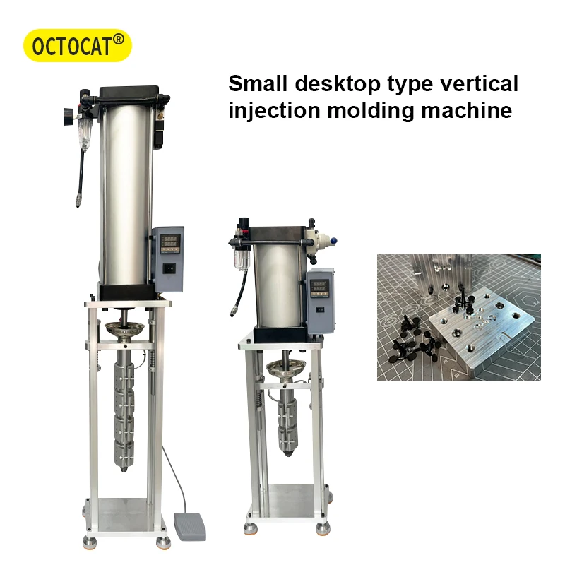 

Small Household Desktop Vertical Injection Molding Machine USB Charging Head Power Switch Plug Plastic Product Molding Machine