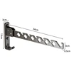 180° Adjustable Clothes Drying Hanger Wall Mounted Aluminum Alloy Clothes Stand Foldable Space Saving Organizer Rack 6