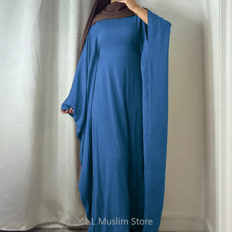 Prayer Clothes Dresses Muslim Abaya Butterfly Sleeve Ramadan Kaftan Eid Long Dress For Women Kebaya Robe Femme Musulmane Abayas