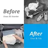 5/10PCS Portable Shoe Storage Drawstring Storage Bag for Sundries Travel Makeup Bag Waterproof Transparent Plastic Storage Bag 3