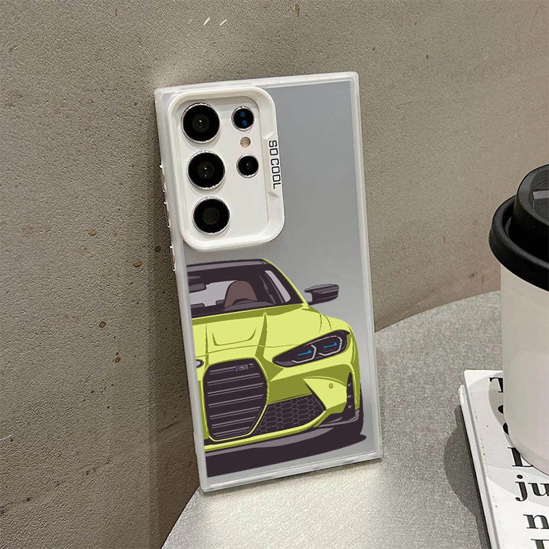 Sporty Laser-Enhanced Phone Case with PC+TPU Protection