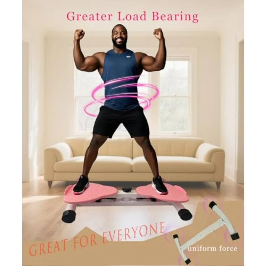 Waist Twister: Adjustable Ab Twisting Machine for Core & Abs Workout | Noiseless Home Gym Equipment to Slim Waist - Ideal for Wo