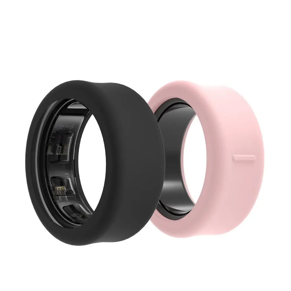 Custodia protettiva in silicone Smart Ring Custodia protettiva in silicone elastico antigraffio Accessori resistenti al sudore per Samsung Galaxy Ring - immagine 3