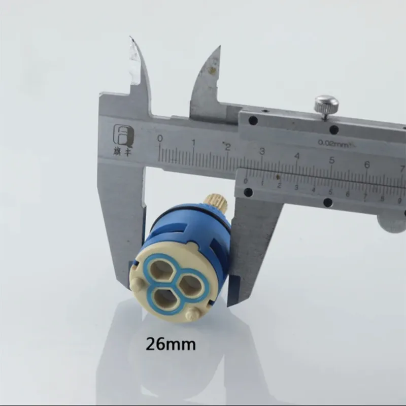 26MM Shower Faucet Ceramic Spool/Shower Sprinkler Water Separator 2-Hole Diversion Valve Core