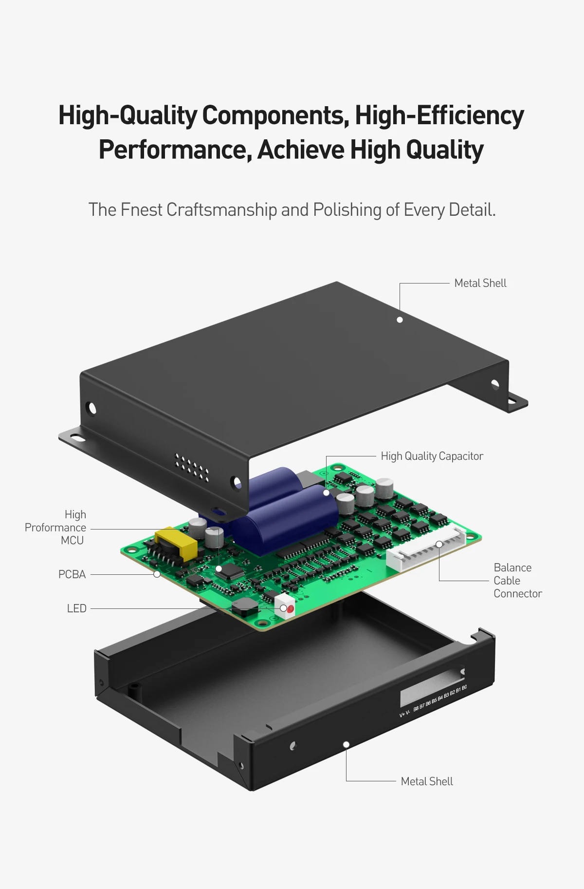 JKBMS 2A 4A Smart Active Balancer 8S 10S 14S 16S 20S 21S 22S 24S Lifepo4 Li-ion