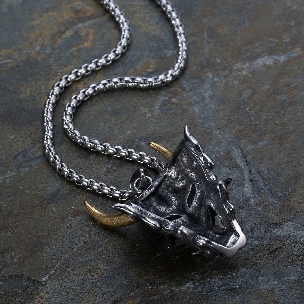1 pezzo Collana con ciondolo a corona da re nello stile hip
