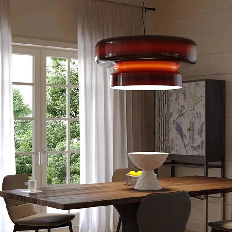 Green and Black Pendant Light