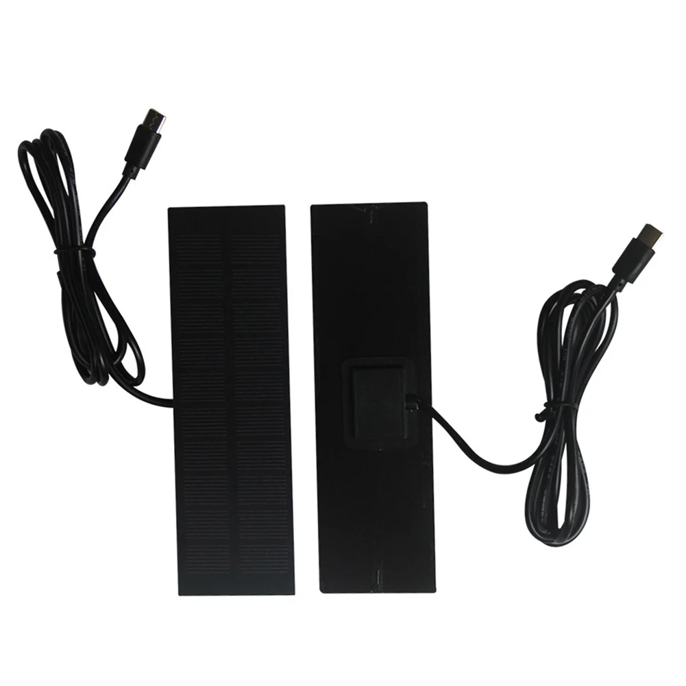 Compact 1W 5V Solar Charging Panel with Type C Output, Lightweight Design