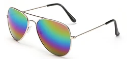 Aviator Style Unisex Black Sunglasses (C13)