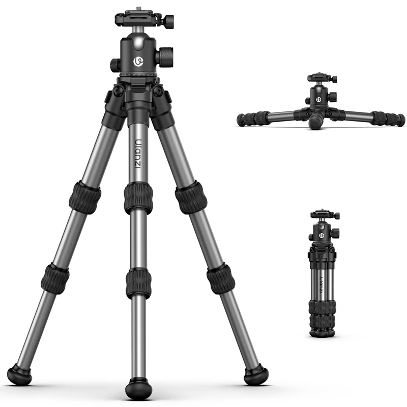 Ulanzi TT30 Travel Tripod Compatible with Uka/F38/Arca Quick-Release Plate for Photography Cameras Smartphone with Storage Bag
