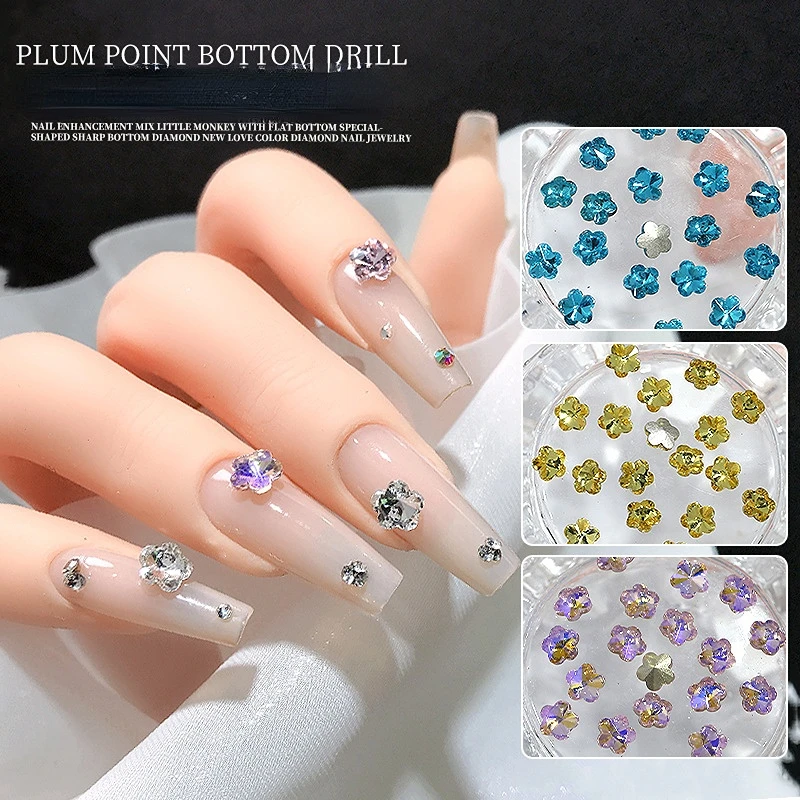 

20 шт., мини-ювелирные украшения для ногтей, 6 мм