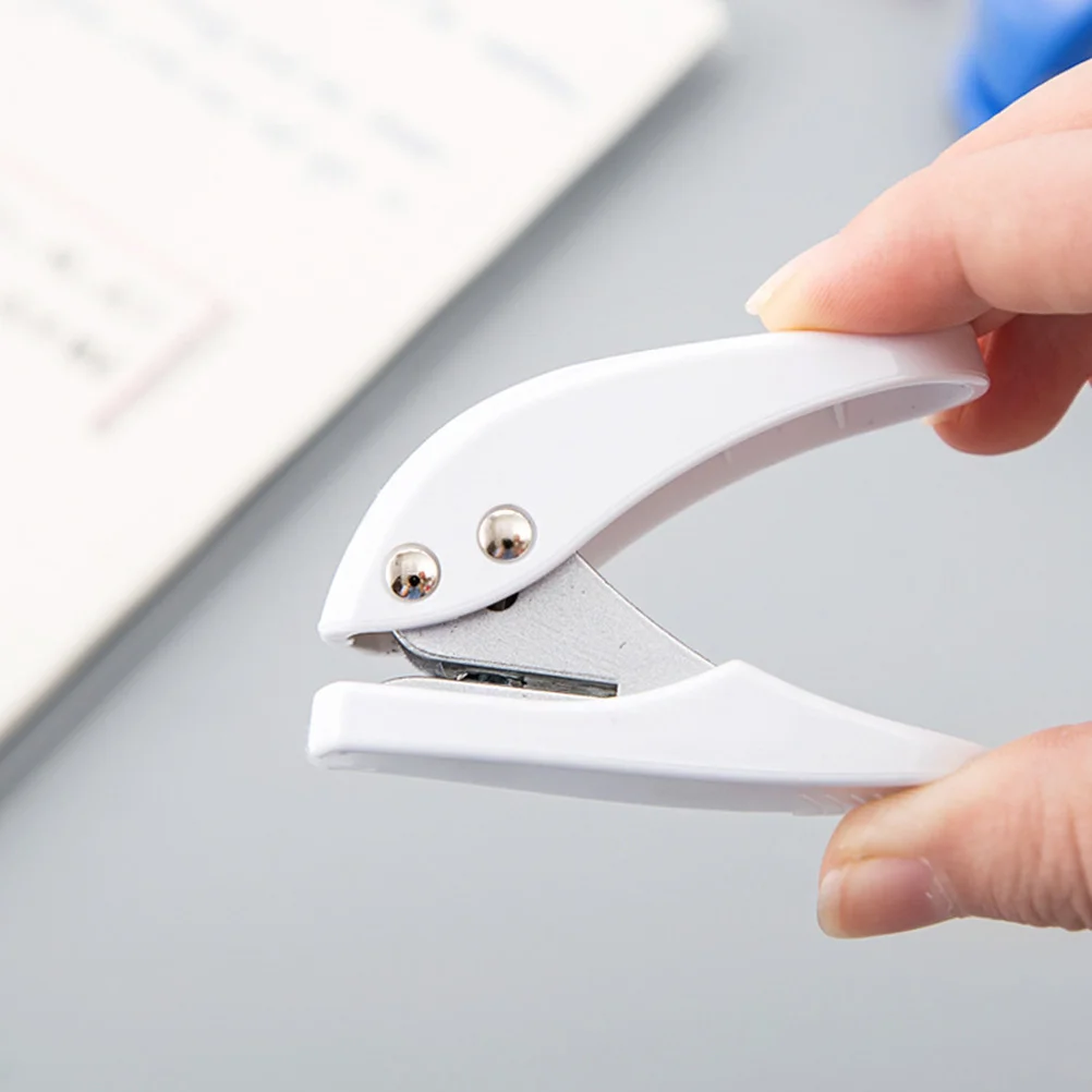 페이지 내부 펀처 플래너 도구, 라운드 미니 사무실 합금, 느슨한 잎 원형 공예 펀치, 단일 구멍 펀치
