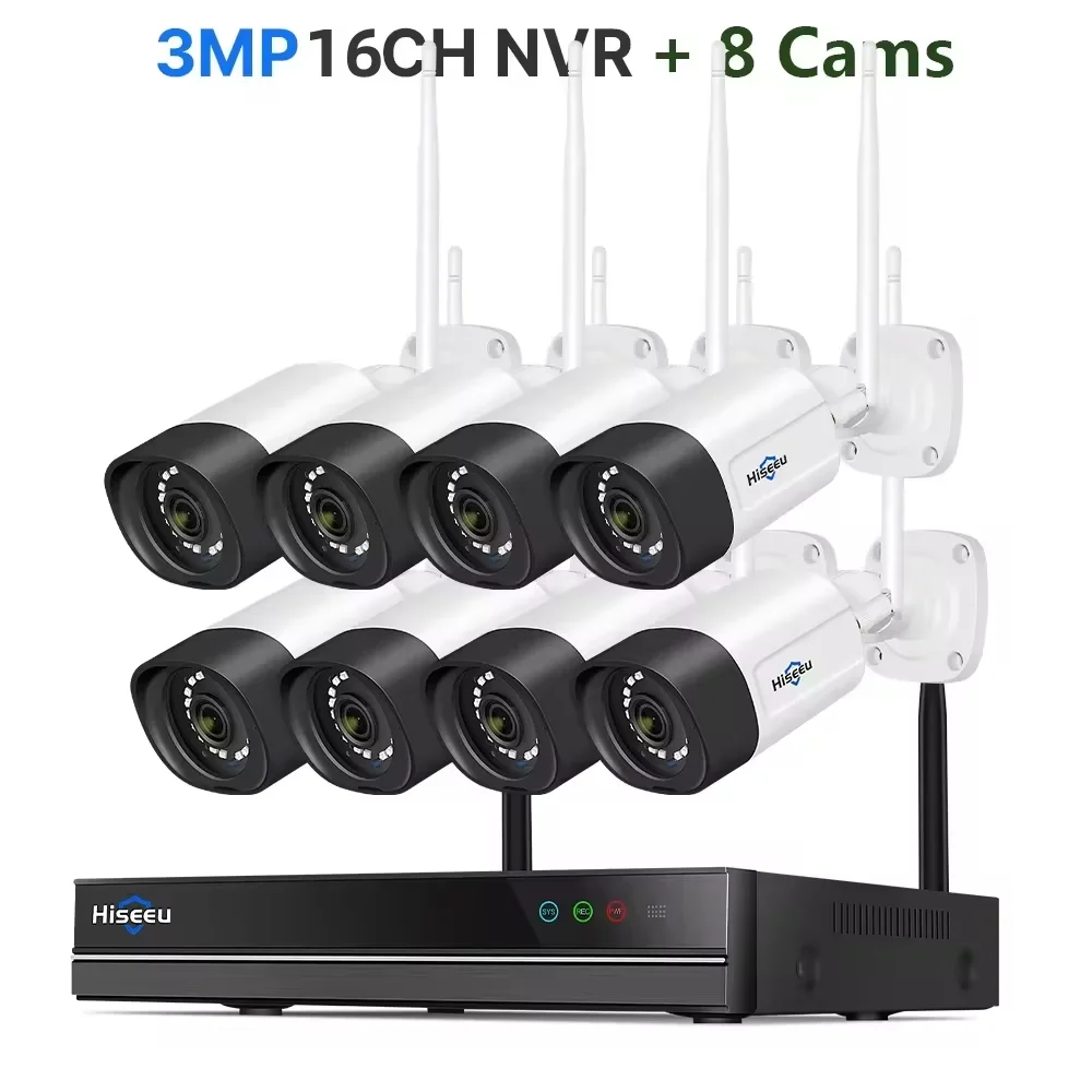 10CH 265 HD 5MP 3MP 1080P Wireless NVR Recorder solo per Eseecloud Wifi