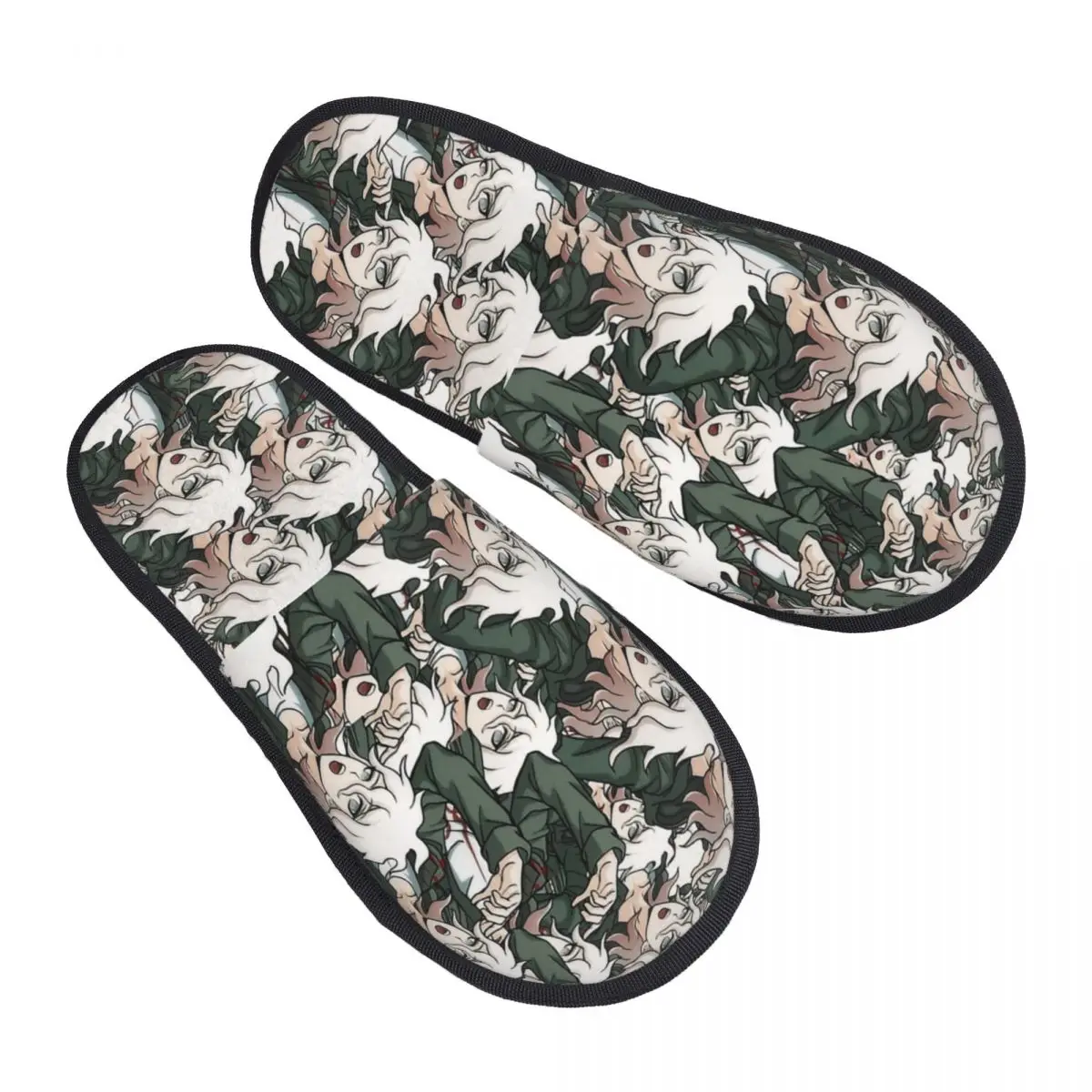 

Nagito Komaeda Voice Hope Retro Danganronpa Makoto Game Men Women Furry slippers fashion special Home slippers pantoufle homme